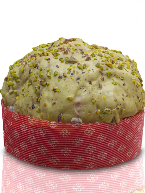 Panettone con crema al Pistacchio